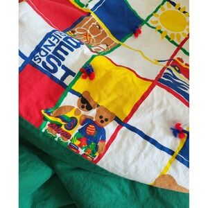 Project Linus Handmade Children's 'Best Friends' Teddy Bears Quilt Blanket Throw